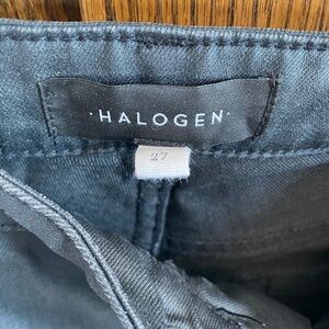 Halogen Black wax denim